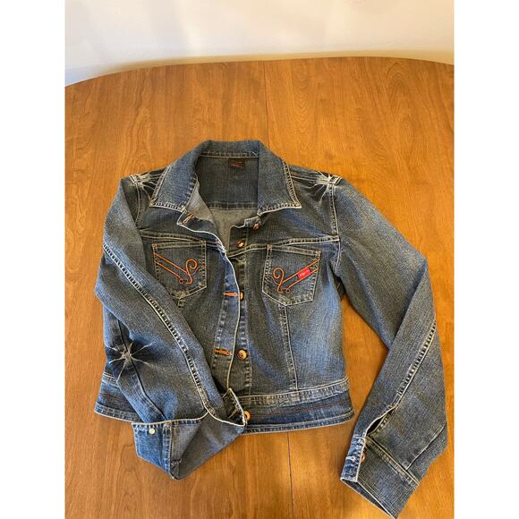 Fubu Denim Jacket-Women’s M - Picture 1 of 7